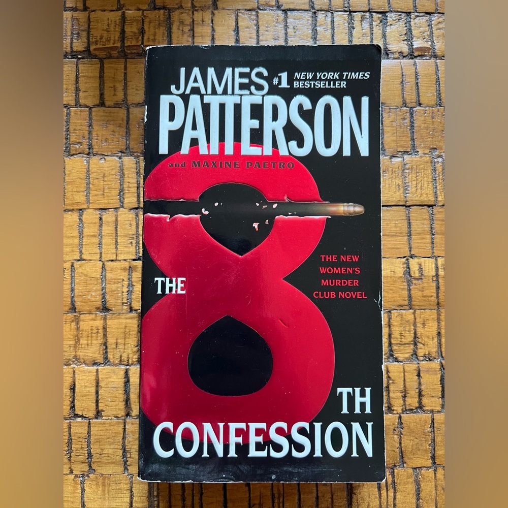 The 8th Confession Book by James Patterson Paperback VGUC